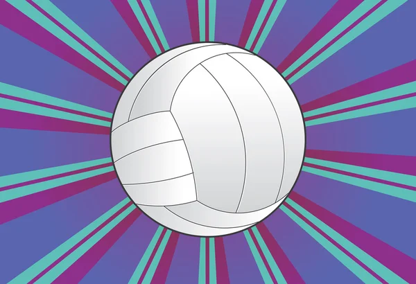 Volleyball Ball Background — Stock Vector