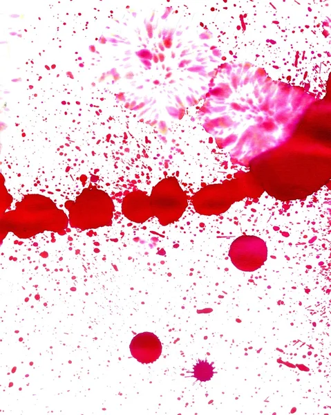 Roze inkt Splash — Stockfoto