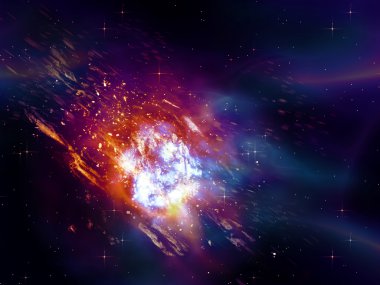 Uzayda yıldız patlaması