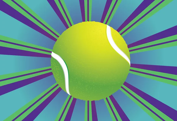 Fondo de pelota de tenis — Archivo Imágenes Vectoriales