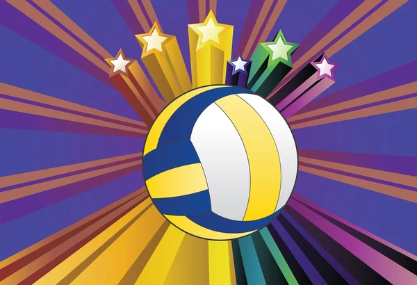 Volleyball-Hintergrund — Stockvektor