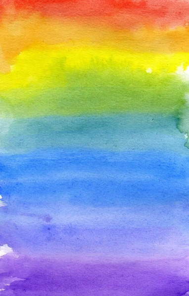 Pintura Multicolor Acuarela — Foto de Stock