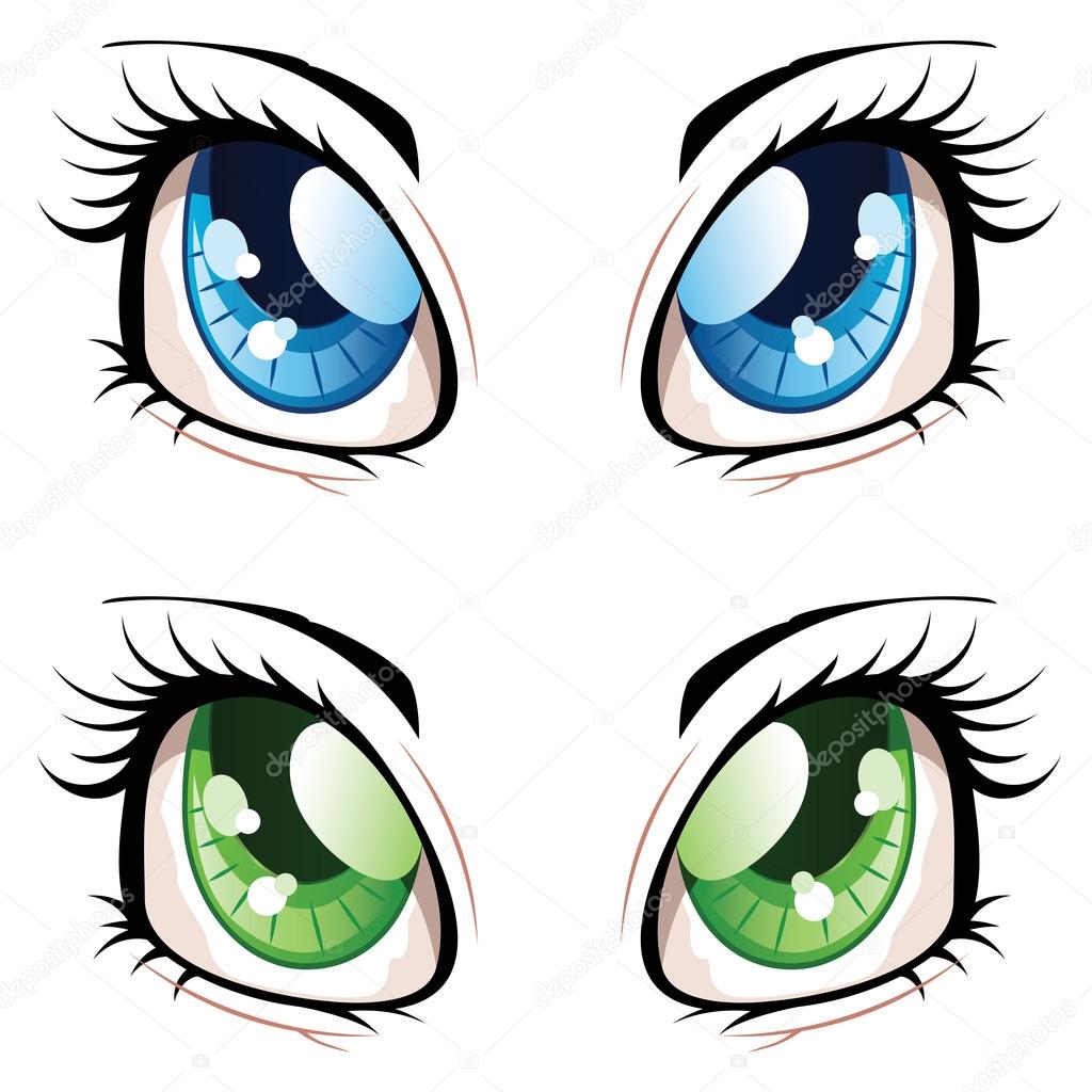 Olhos estilo Anime imagem vetorial de artshock© 33582865