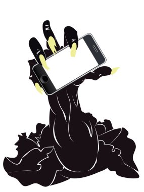 Zombi el telefon ile