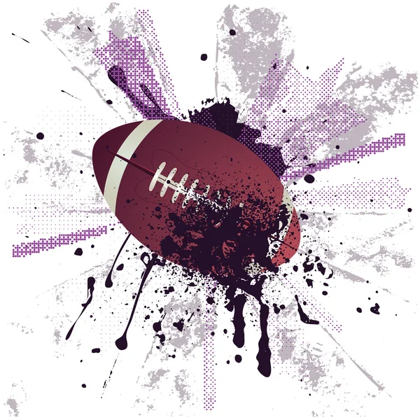 Grunge Rugby — Stock Vector