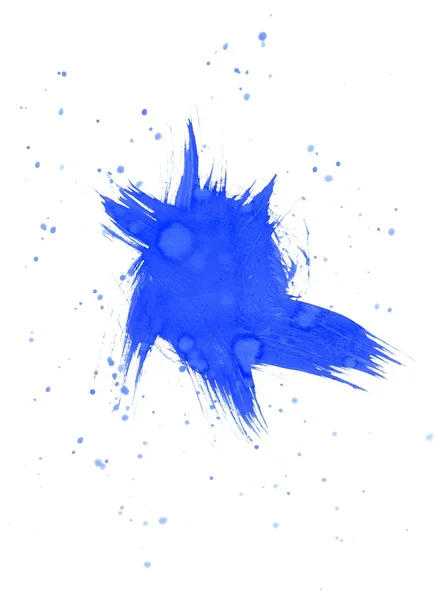 Modré malované textura — Stock fotografie
