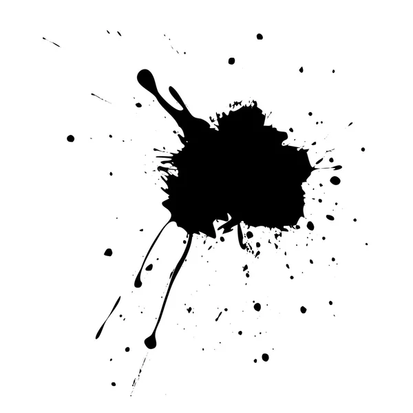 Black Splatter — Stock Vector