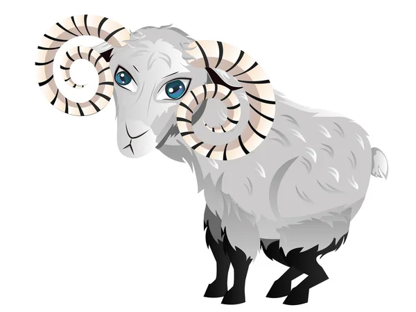 Cartoon Ram — Stock Vector