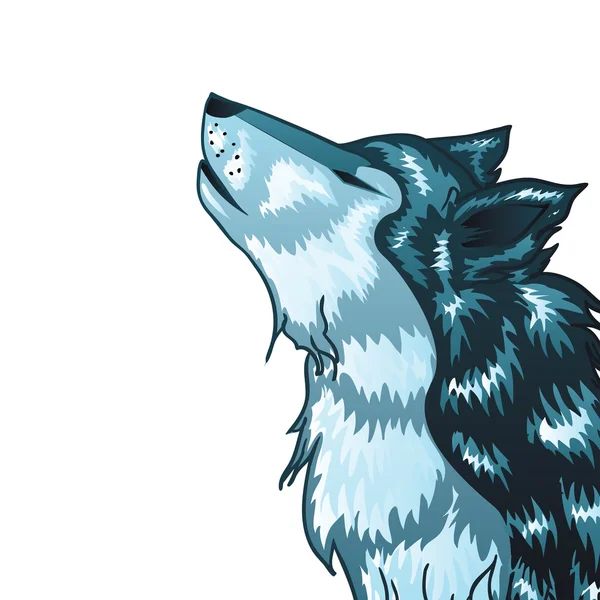 Волчья голова — стоковый вектор