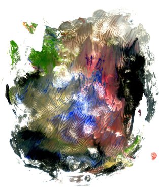 Çok renkli Akrilikler doku