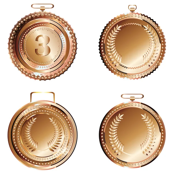 Médaille de bronze — Image vectorielle