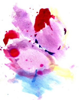 Arka plan boyalı mor