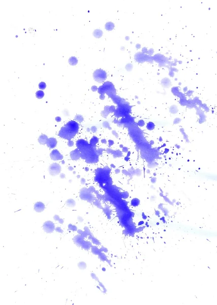 Blot de tinta azul — Fotografia de Stock