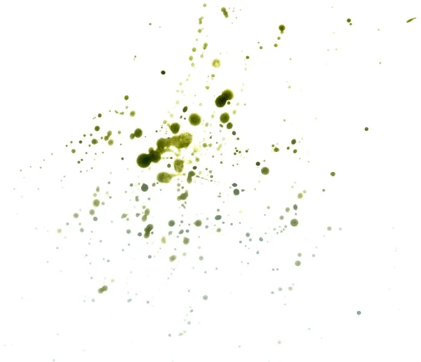 Grön akryl konsistens — Stockfoto