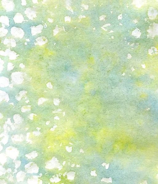 Yeşil ve sarı boyalı doku — Stok fotoğraf