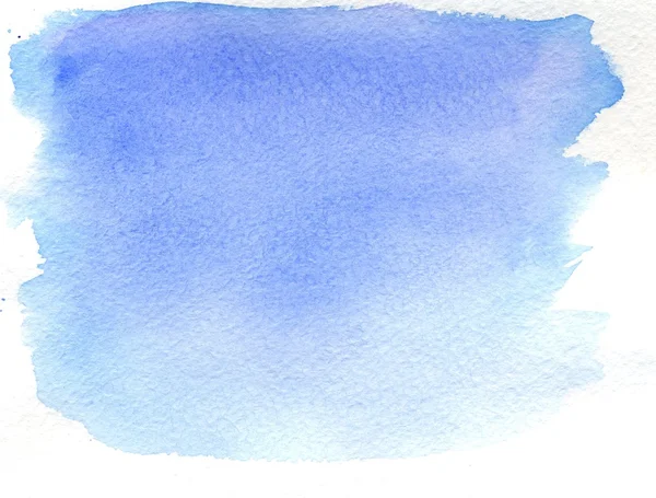 Ilustracja niebieski akwarela — Zdjęcie stockowe