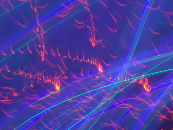 Turuncu ve Mavi ışıklar — Stok fotoğraf