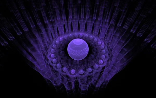 Violet fractal — Stockfoto