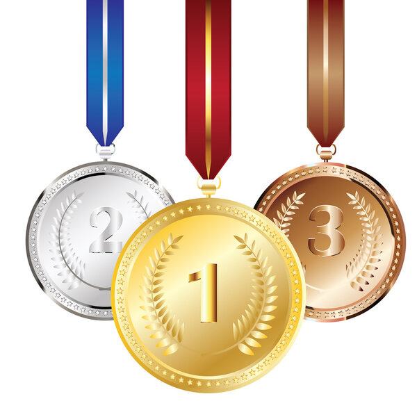 Golden, Silver and Bronze Medal