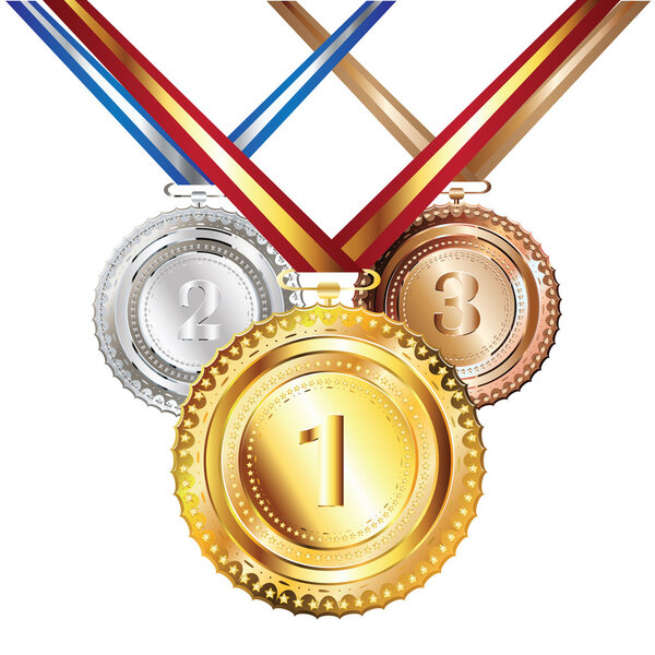 Golden, Silver and Bronze Medal