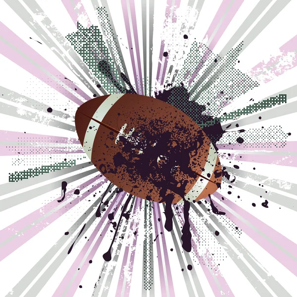 Rugby grunge — Image vectorielle