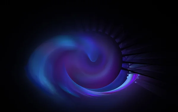 Фиолетовый фрактал — стоковое фото