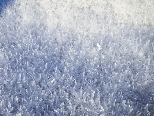 冬に雪のテクスチャ — ストック写真