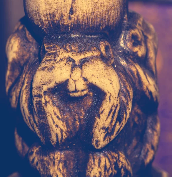 Retro maymun heykelciği — Stok fotoğraf