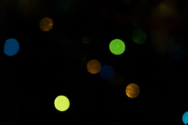 Bokeh vánoční osvětlení — Stock fotografie