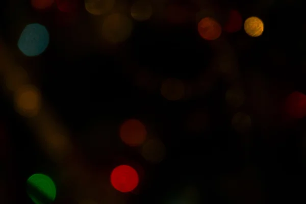 Noel Işıkları Bokeh — Stok fotoğraf