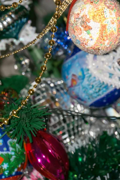 Kleurrijke kerstversiering — Stockfoto