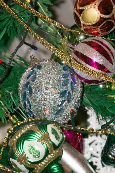 Colorful Christmas Decorations — Stock Photo, Image