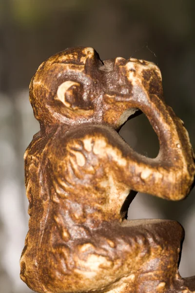 Statuetka małpa — Zdjęcie stockowe