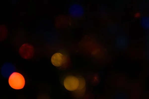 Bokeh des lumières de Noël — Photo