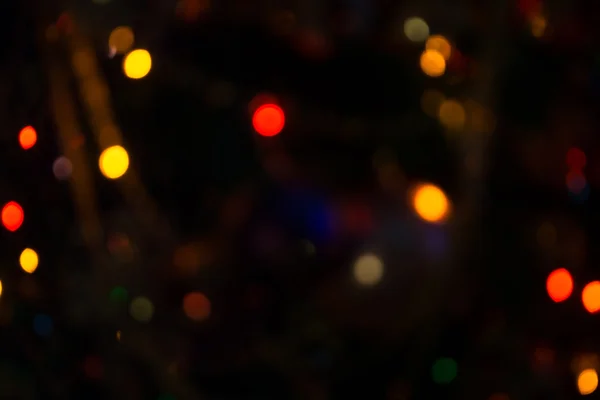 Боке Різдвяні вогні — стокове фото