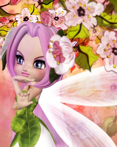 Sakura Fairy — Stock Photo, Image