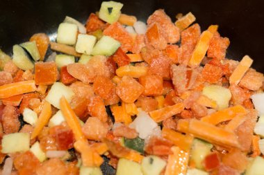 Dondurulmuş sebzeler makro