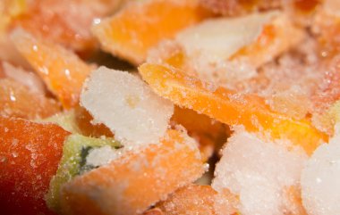 Dondurulmuş sebzeler makro