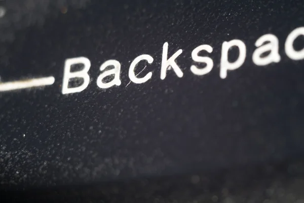 Macro van zwart toetsenbord — Stockfoto