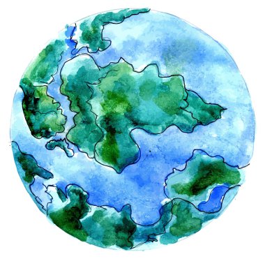 çizilmiş toprak el