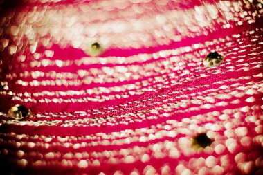 Strasses Retro ile bulanık pembe Tekstil