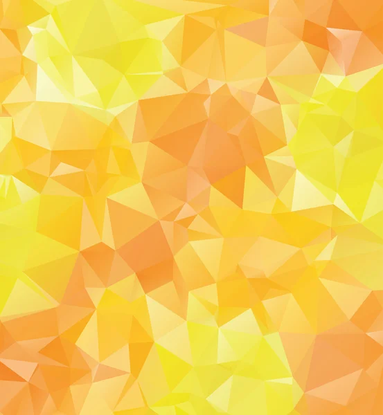 Gelb orangefarbene Polygone — Stockvektor