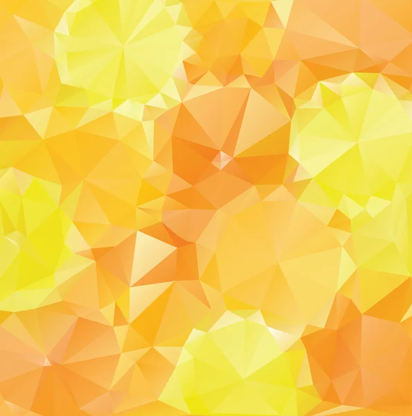 Yellow Orange Polygons — Stock Vector