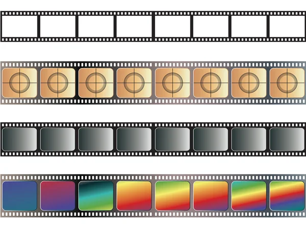 Fita de filme velho — Vetor de Stock