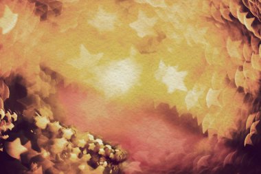 Pembe ve altın Retro bulanık