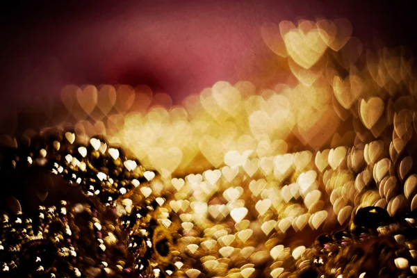 Pembe ve altın Retro bulanık — Stok fotoğraf