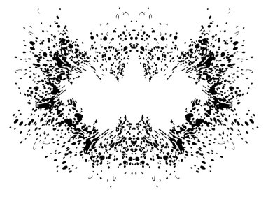 Grunge siyah sıçramak