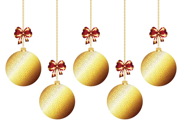 装飾的なクリスマス ボール — ストックベクタ