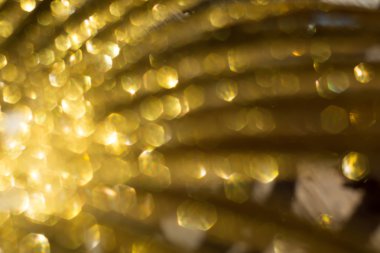 Altın ışıltılı Bokeh