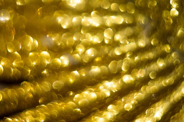 Gouden glinsterende Bokeh — Stockfoto